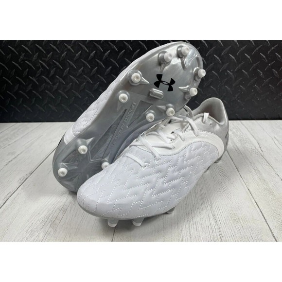 New Under Armour Men’s Magnetico 2.0 FG Soccer Cleats White Size 11 3025642-100 - Picture 1 of 11